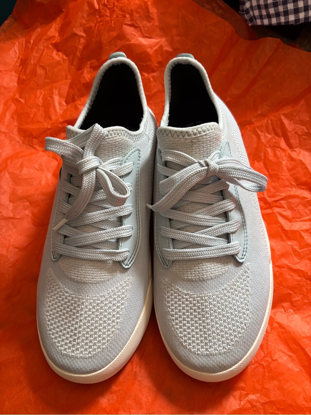 light blue Vessi Weekend waterproof sneakers